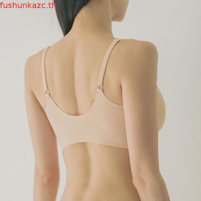 Wacoal Mood ชุดชั้นเนียน บราไร้โครง Smart Size เสริมฟองน้ำ รุ่น MM1F06 สีฟ้า (LT)