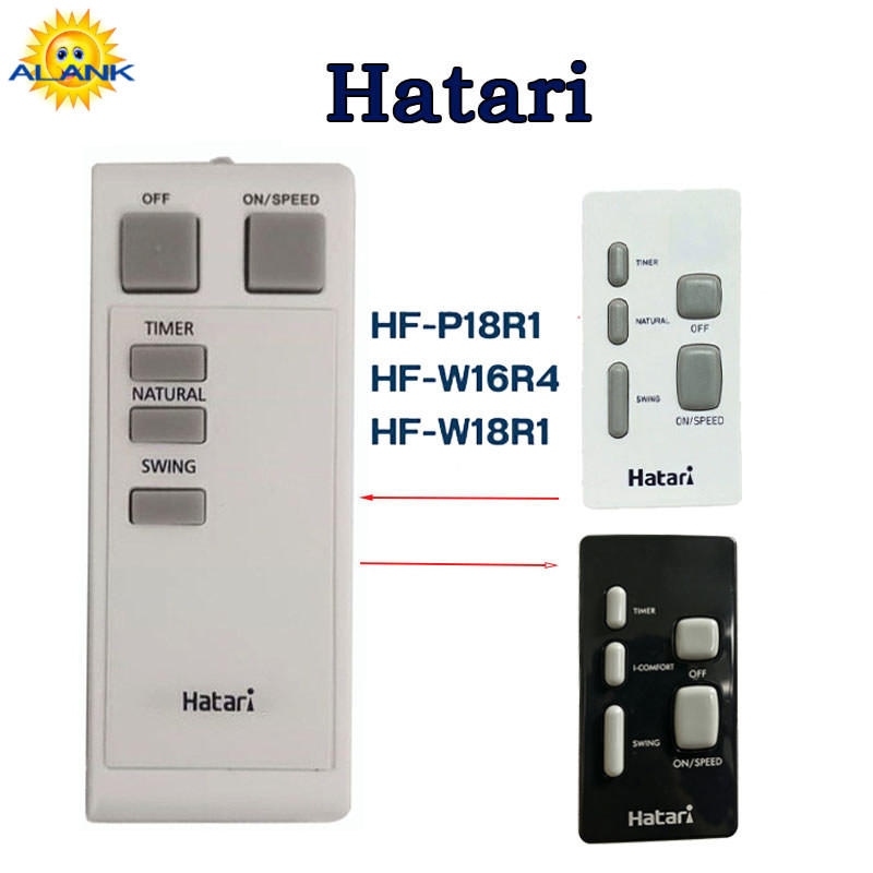 ALANK Remote ราคาถูก หูฟังควบคุมพัดลมติดผนัง Hatari