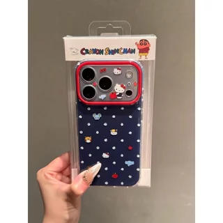 เคสโทรศัพท์ เหมาะสําหรับ iPhone 11 12 13 14 15 16 17 Pro max Plus Air สัตว์เล็ก kt โซ่แมวกันกระแทกกันกระแทกกันกระแทกเคสรวมทุกอย่าง OSES