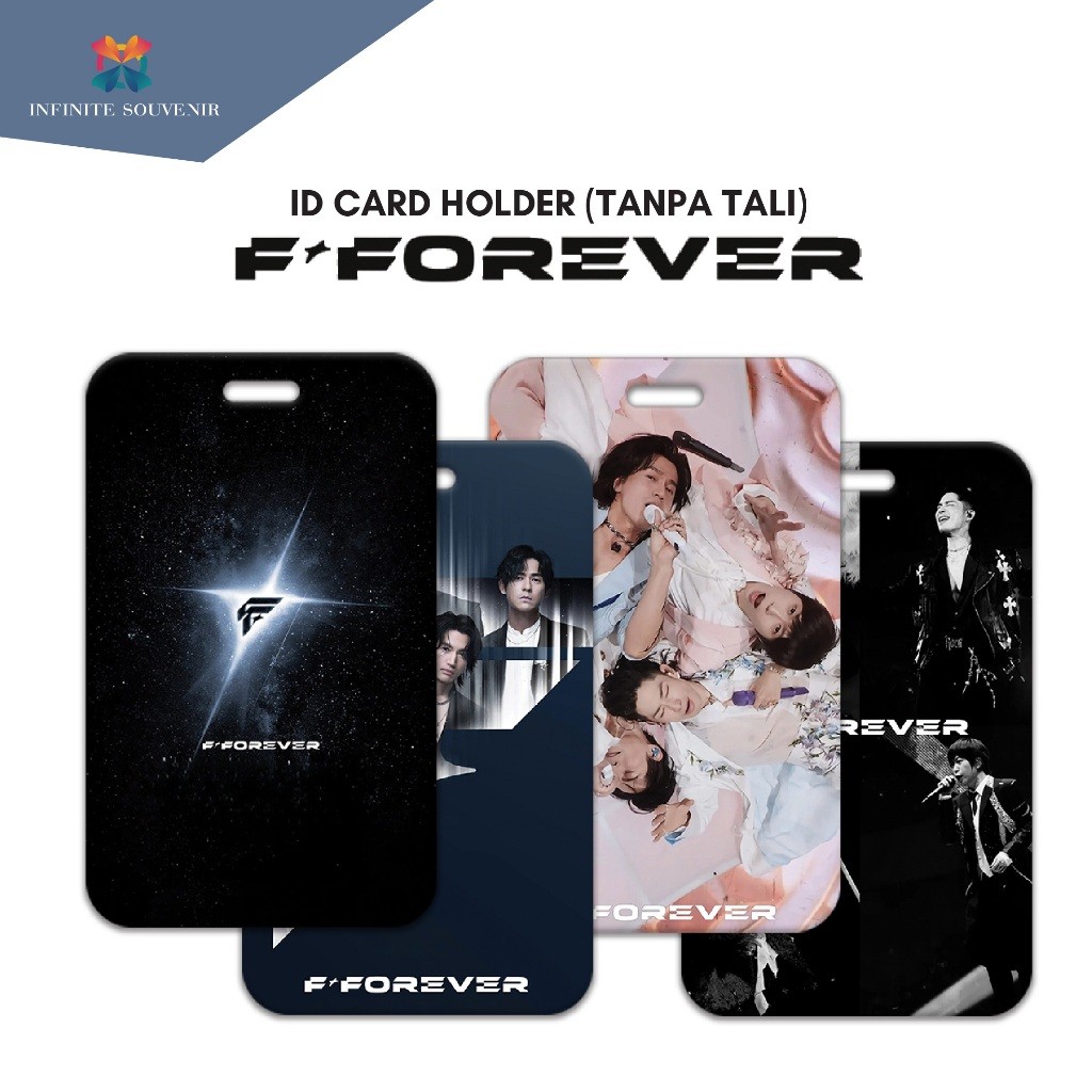 (N009) Nametag F FOREVER Without TALI F4 ID Card Holder/ Jerry Yan Card Holder/ Vanes Wu/