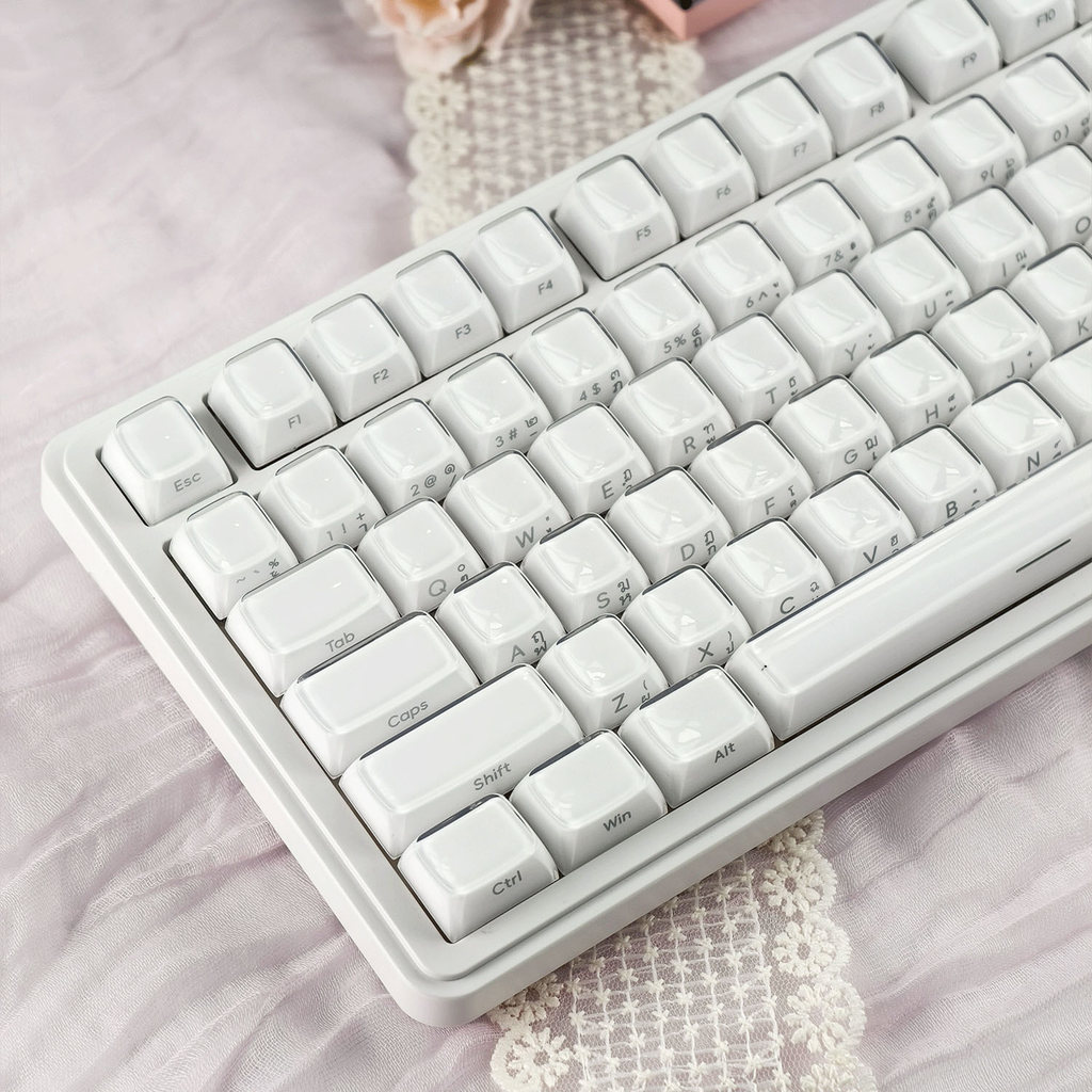 EN/TH/RU/KR MAIMOOO Jelly Thai Keycaps 132 คีย์คํา SA Profile PC PBT Letter Side-แกะสลัก Double-shot
