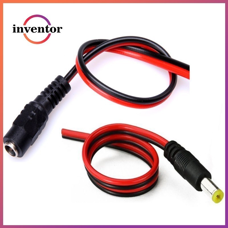 3set DC Power ชายหญิงสาย 12V ปลั๊ก DC อะแดปเตอร์สายปลั๊กสําหรับกล้องวงจรปิด DC ปลั๊ก 5.5*2.1 มม.5.5x