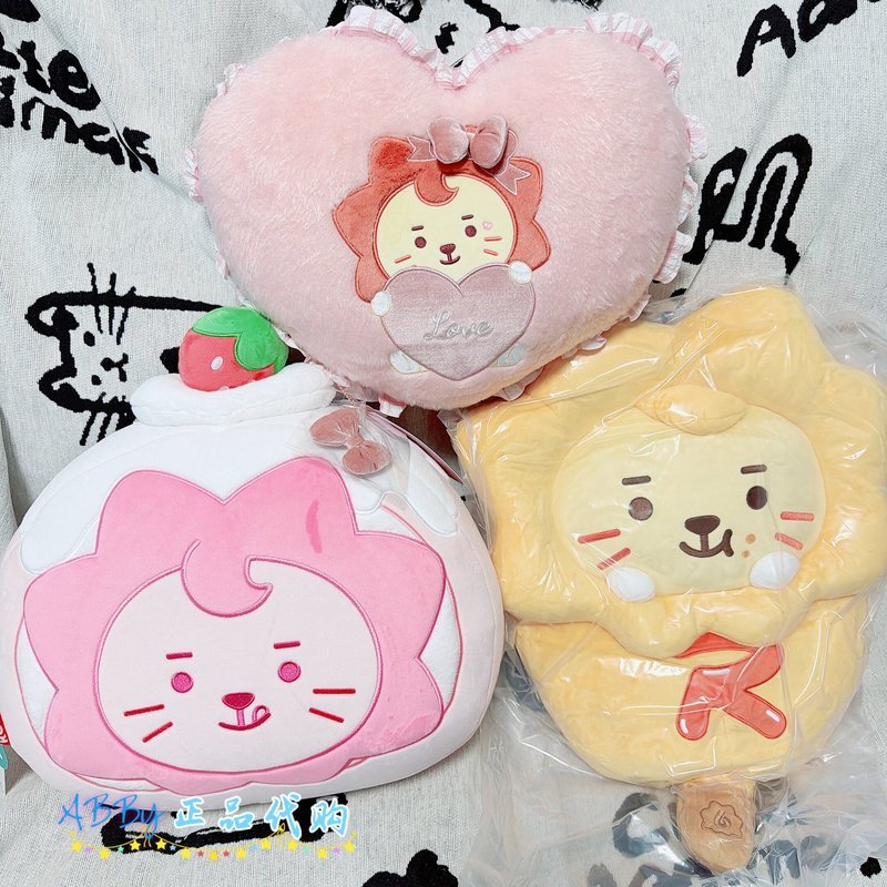 ส่วนลดของแท้ LINE FRIENDS Wang Yuan ROY6 Gourmet 520 Series Laiyang หมอนตุ๊กตา