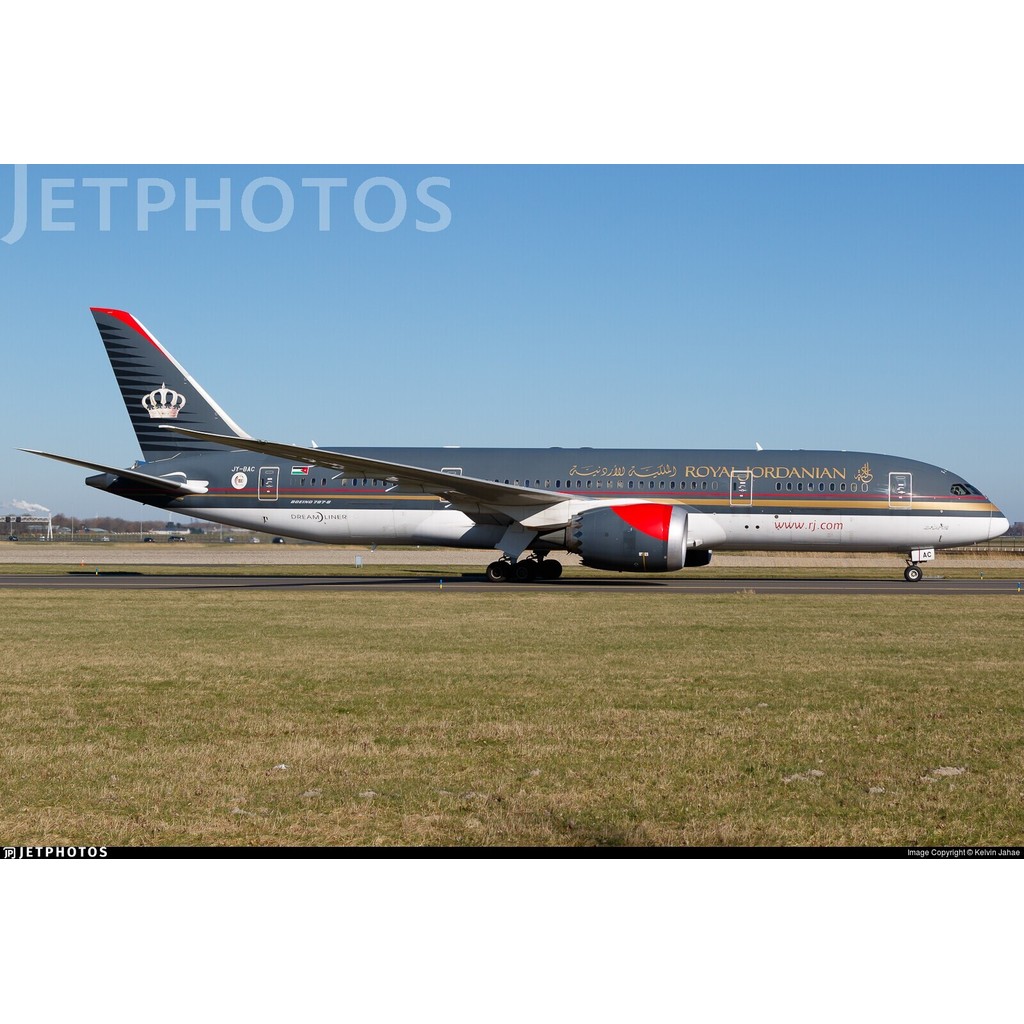 #1:: : รุ่น 400#GJ约旦皇家航空B787-8 JY-BAC