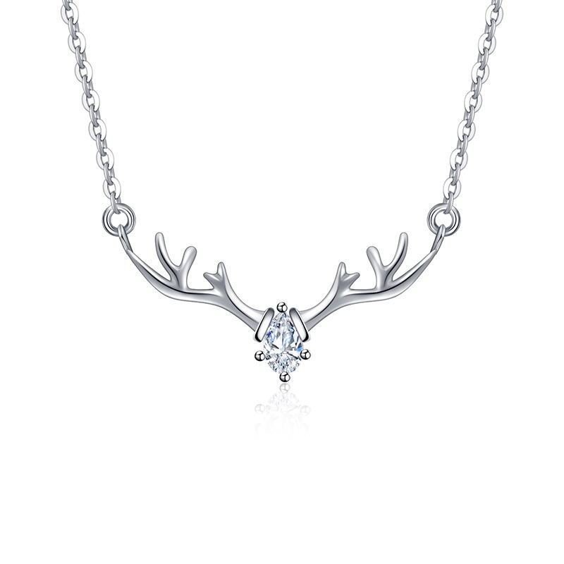 สร้อยคอนำเข้าสไตล์เกาหลี .material หญิง  serie ป่า elk