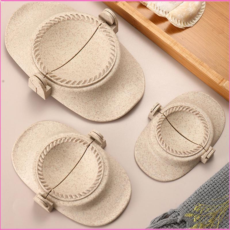 Luckyei ฟางข้าวสาลี Dumpling Mould Ergonimic เครื่องมือกดด้วยตนเองสําหรับห้องครัว Sustainable Dumpli