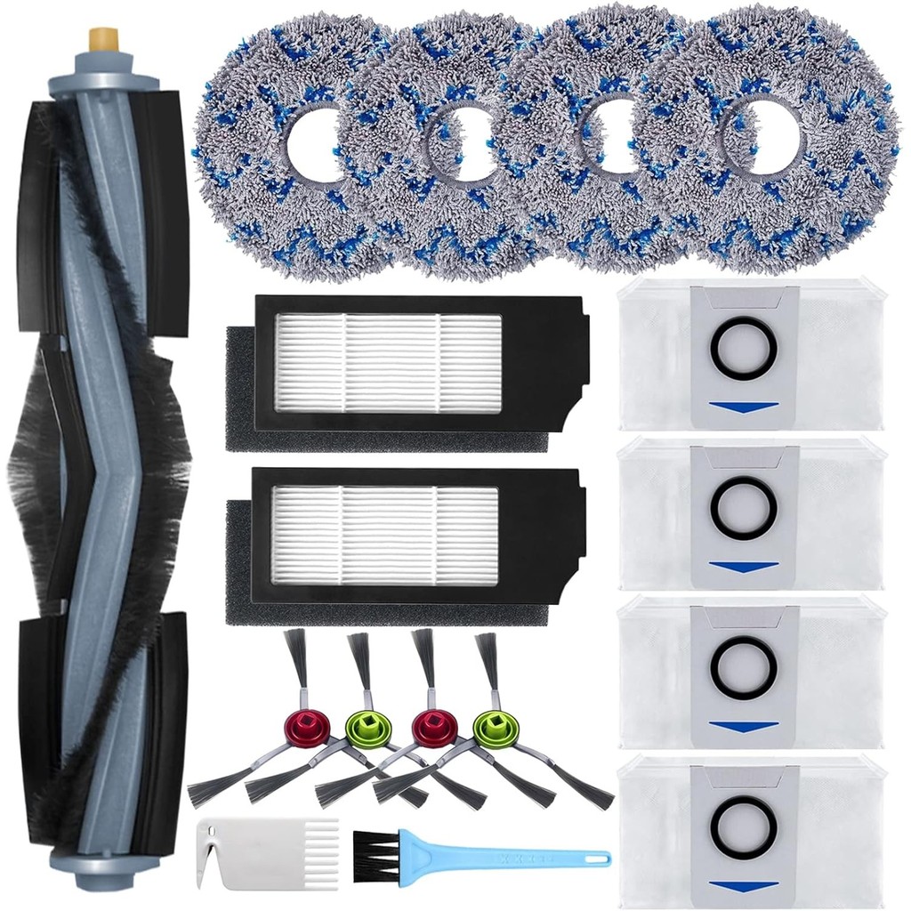 ชุดอุปกรณ์เสริมสําหรับ Ecovacs Deebot X1 Omni อะไหล่ทดแทนสําหรับ Ecovacs Deebot