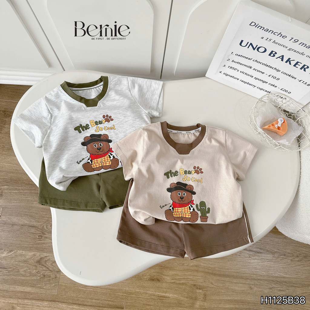 BERNIE COWBOY BEAR HANDLEBAR SET สําหรับเด็ก