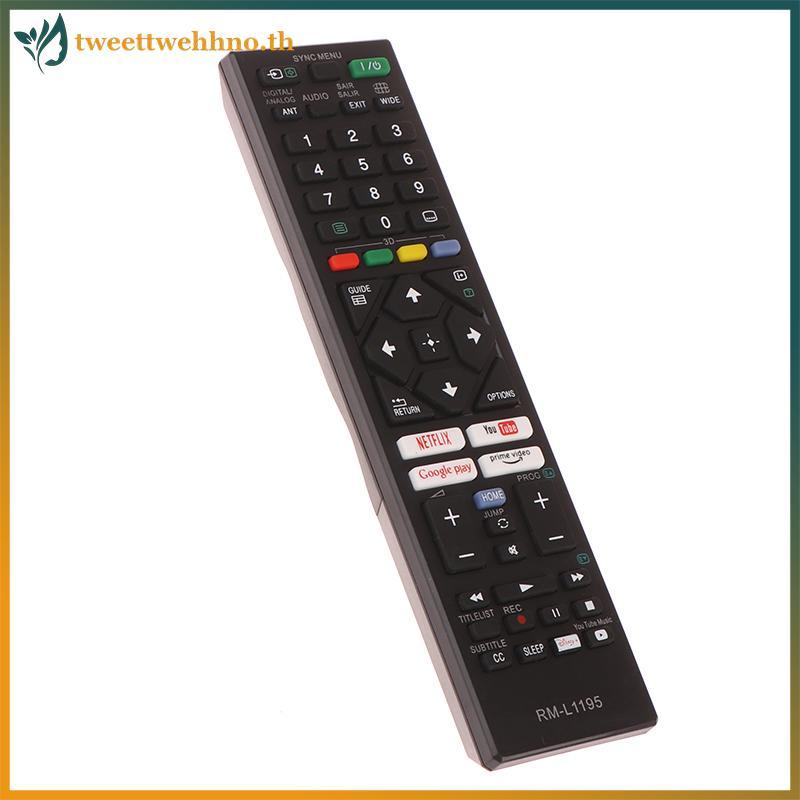 Tweetwehhno Universal สมาร์ททีวีรีโมทคอนโทรลสําหรับ Sony LCD LED Bravia TV RM-L1195 RM-YD005 RM-YD09
