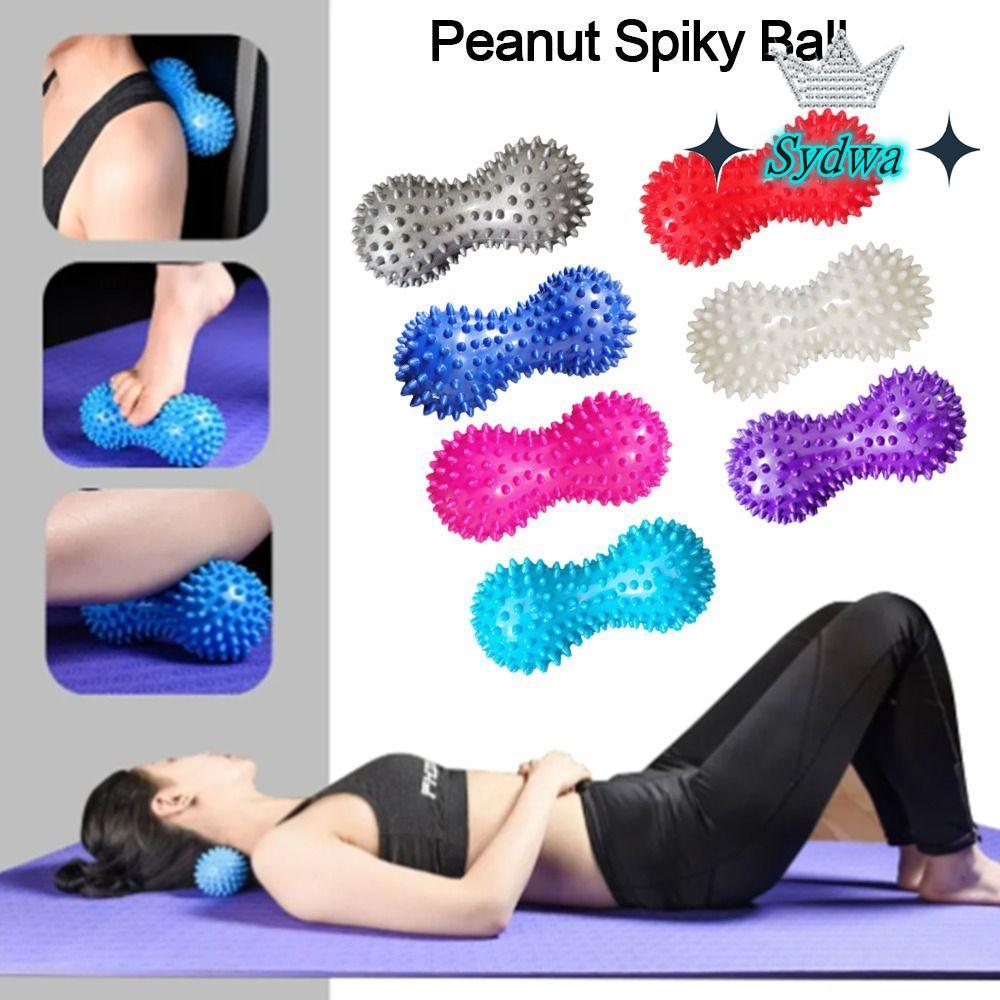 SYDWA Peanut Spiry Ball, Muscle Relax PVC Massage Therapy Ball, Trigger Point Body Leg Massage Tool