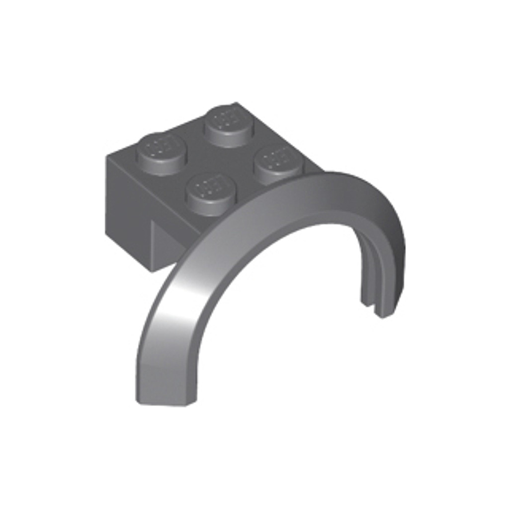 Brick2cube Part - Vehicle, Mudguard 4 x 2 1/2 x 1 2/3 with Arch Round - 50745