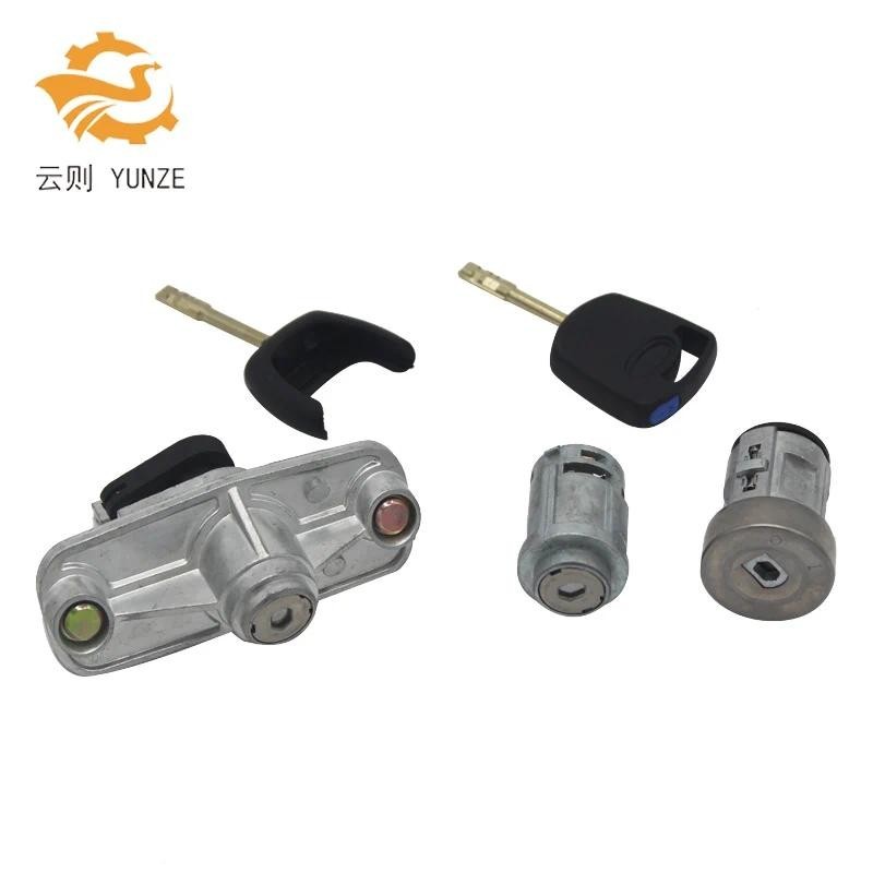 AL083 LK1S71F22050AA สมบูรณ์ล็อคชุด IGNITION SWITCH ประตูล็อค TRUNK LOCK สําหรับ FORD MONDEO 2001-20
