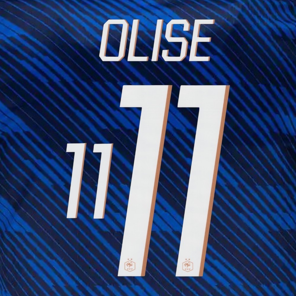 อย่างเป็นทางการ OLISE 11 France FFF Home World Cup 2026 PRINT