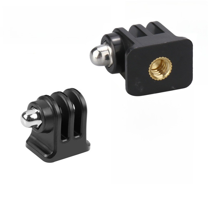 2PCS สําหรับ Gopro Max 13 12 อุปกรณ์เสริมขาตั้งกล้องอะแดปเตอร์ 1/4 "สกรู Mini Mount สําหรับ Go Pro Hero Dji OSMO Action กระเป๋า Insta360 X4 กล้อง