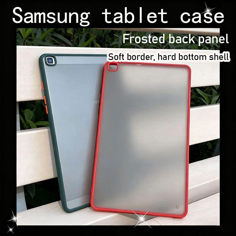 กรณีโปร่งใสสำหรับ Samsung Galaxy Tab A7 LITE Tab A11 Tab A9 8.7นิ้ว 2023 กรณีนุ่ม TPU กรณีแท็บเล็ต Matte ป้องกันการล้ม