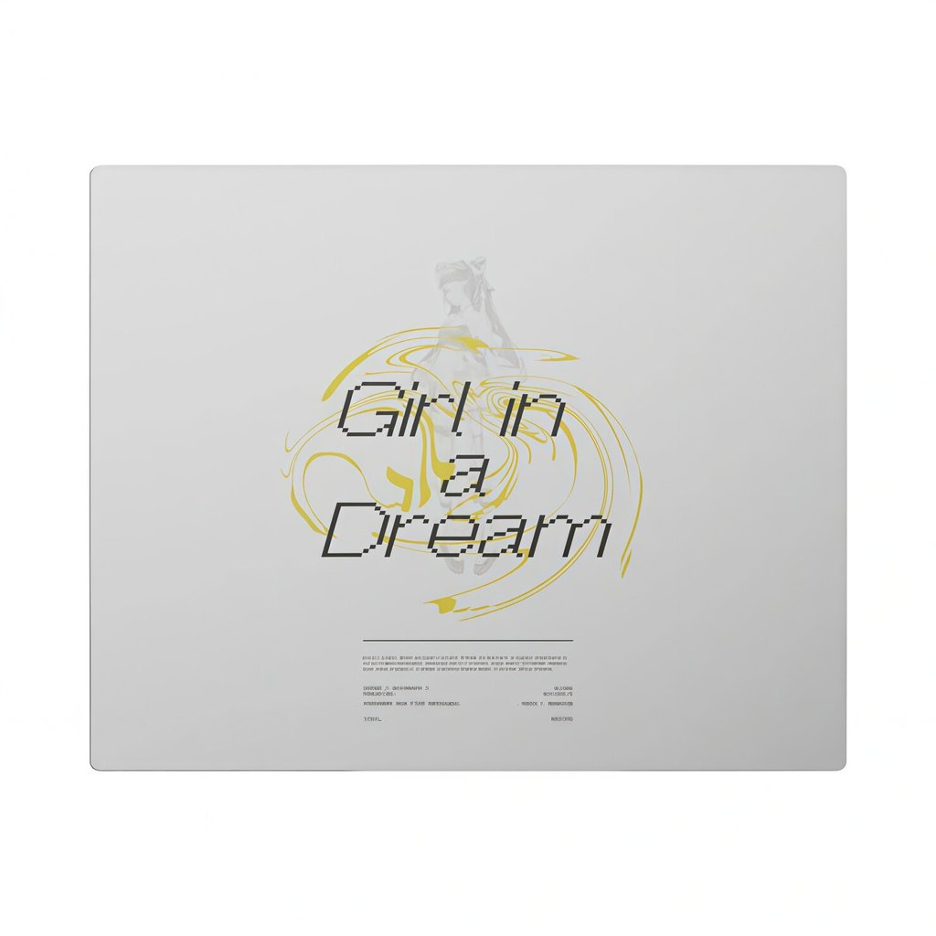 แผ่นรองเมาส์ Skypad3.0 GIRL IN A DREAM แผ่นรองเมาส์แก้ว เกมเล่นเกม FPS ขนาดใหญ่โดยเฉพาะ