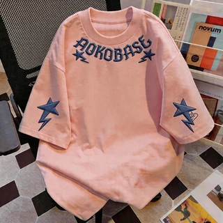 TEE·SHOP🍀 เสื้อยืด oversize เสื้อเท่ๆ เกาหลี " Thunder Star " เสื้อแฟชั่นใ เกาหลีสไตล์ พิมพ์ลาย ผ้านิ่มใส่สบาย COD📦