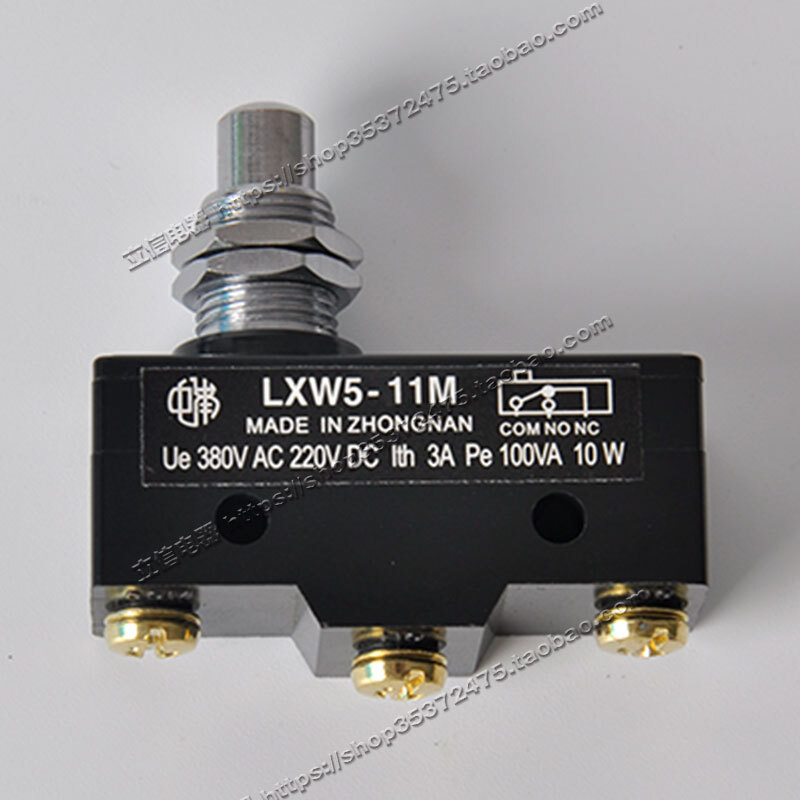Zhongnan ยี่ห้อ Stroke Micro Switch LXW5-11M Silver Contact Bakelite Seat