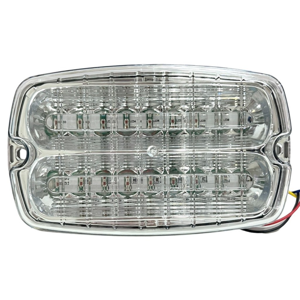 FS NEW ไฟฉุกเฉิน LED รุ่น 18M (ราคา 1ชิ้น) ไฟไซเรน อเนกประสงค์ สีแดง/ สีน้ำเงิน 12V