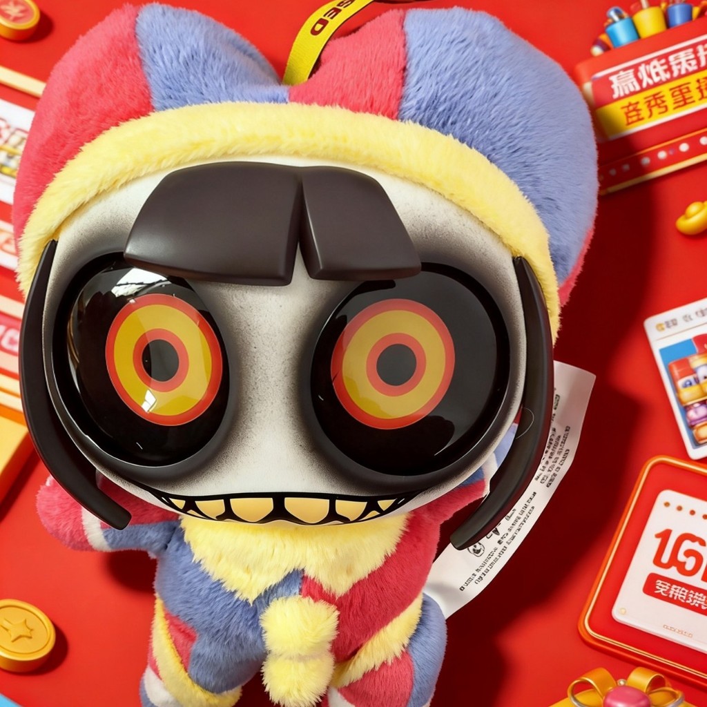 Magic Number circus the amazing digital circus Clown ตุ๊กตาตุ๊กตาจี้ 4.18-160