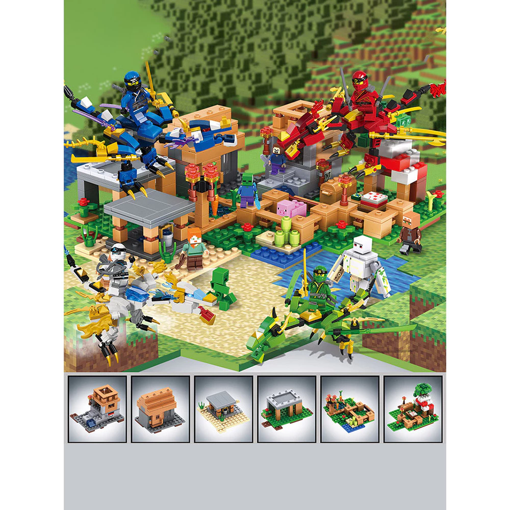 เลโก้ Minecraft 2025 ชุดตัวต่อมายคราฟ หมู่บ้านขนาดใหญ่ thumbnail 5