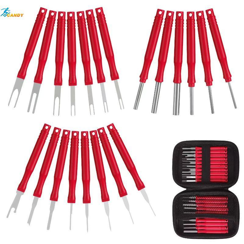 NDY 36 ชิ้น Terminal Pin Removal ชุดเครื่องมือสแตนเลส Pin Extractor ชุดสําหรับรถยนต์ไฟฟ้า Connector 