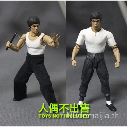 สินค้าใหม่ทําด้วยมือทั้งหมด SHF figma Bruce Lee 20 ซม. Super Action Figure เครื่องแต่งกายอุปกรณ์เสริ