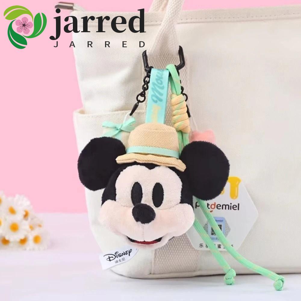 JARRED Mickey Mouse Family Plush Toy, Mickey Family Series Collectible Mickey Minnie Plush Keychain,