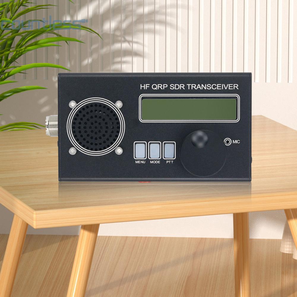 SSB/CW Transceiver แบตเตอรี่ในตัว QRP CW Transceiver พร้อมไมโครโฟน Shortwave Transceiver 10 W 8 Band