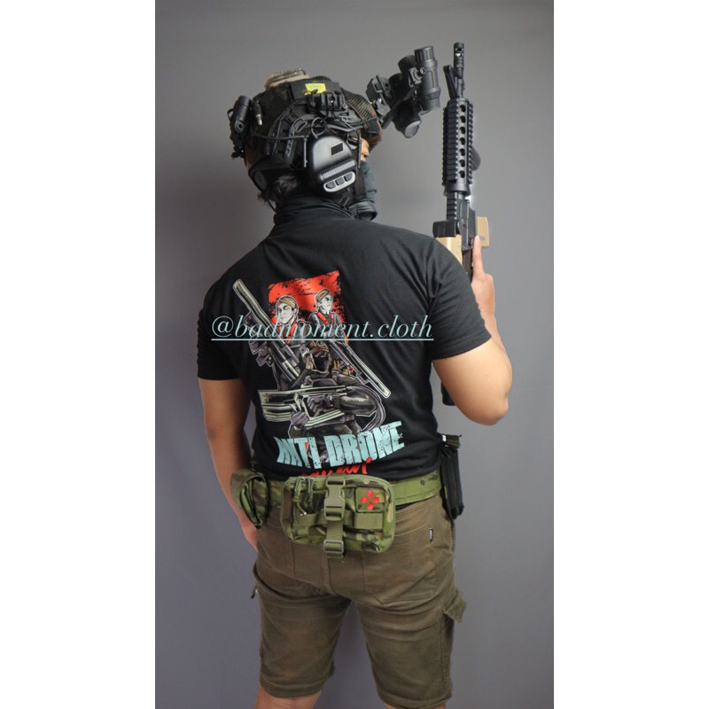 เสื้อยืดยุทธวิธี Anti Drone Squad