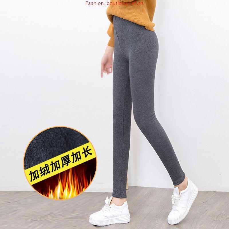 🍒Ninamee เลกกิ้งซับในขายาว ผ้านุ่มยืดสบาย กางเกงเลกกิ้งผู้หญิง สาวอวบใส่ได้ กางเกงซับขายาว เลคกิ้งขา