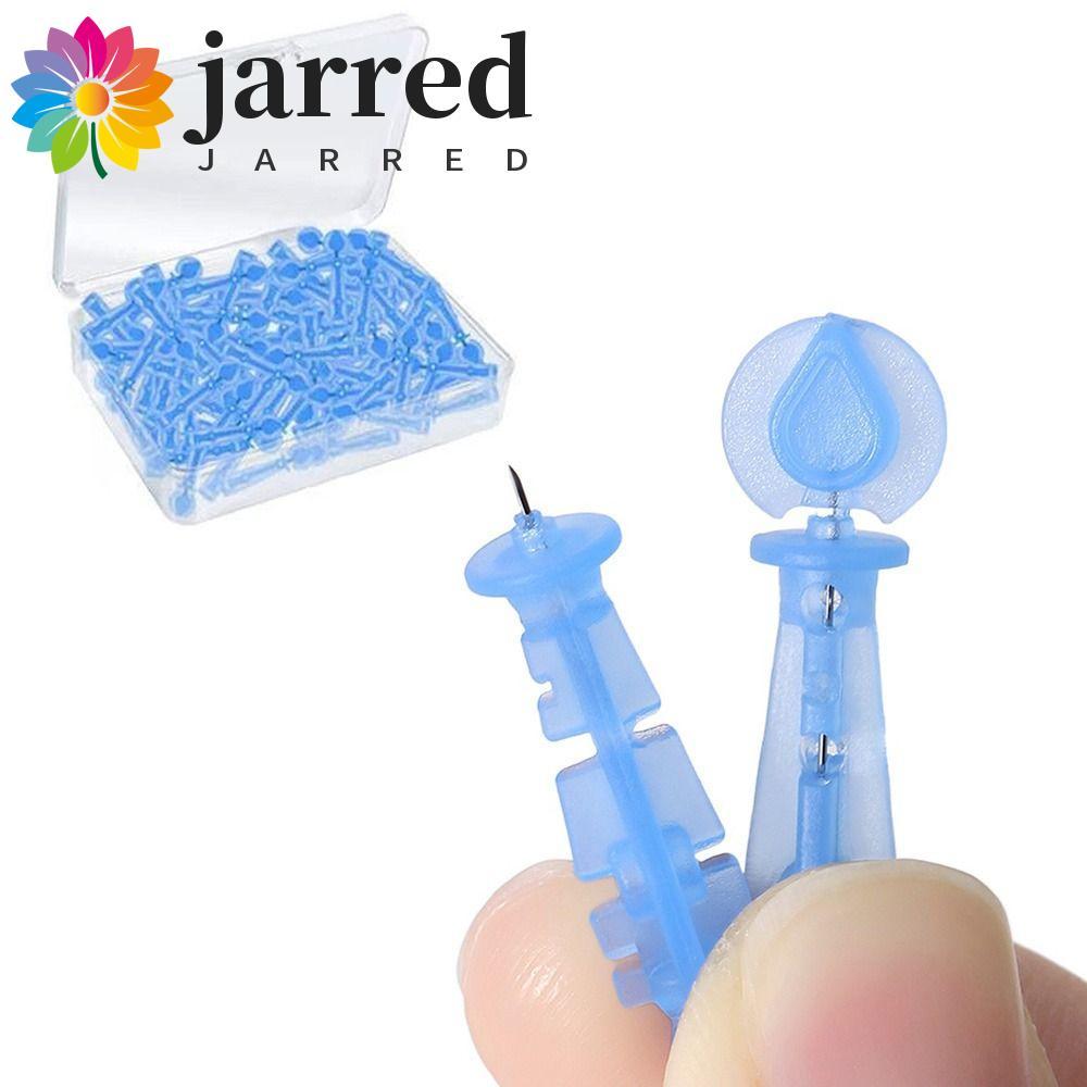 JARRED 50 ชิ้น/กล่องทิ้งเข็มสิว, Professional Pimple Pins Blackhead Remover เครื่องมือ, Skin Care TO