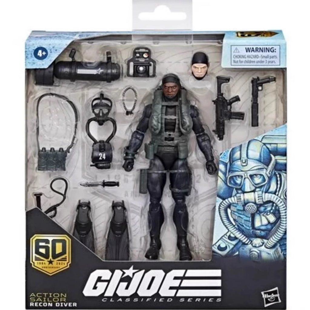 Hasbro GIJOE กองกําลังพิเศษครบรอบ 60 ปี นักดําน้ําลูกเสือใต้น้ํา