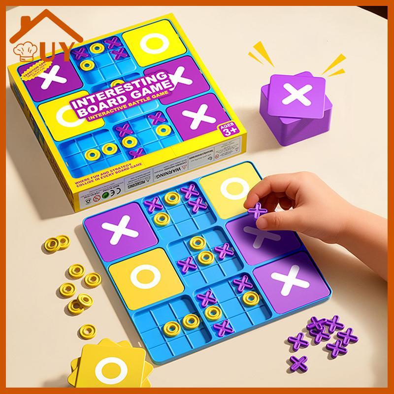 Pufang Ultimate Tic Tac Toe Board Game 9 เกมใน 1! กระดานขนาดใหญ่และขนาดเล็กสําหรับหมากรุก XO สองชั้น