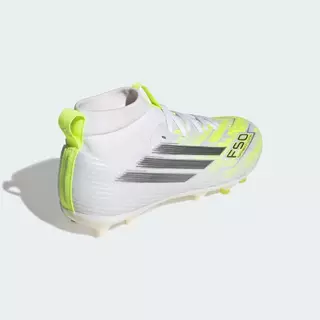 adidas ฟุตบอล รองเท้าฟุตบอลทรงมิดคัท F50 SPARKFUSION LEAGUE Firm Ground / Artificial Ground สำหรับเด็ก เด็ก สีขาว IH1772