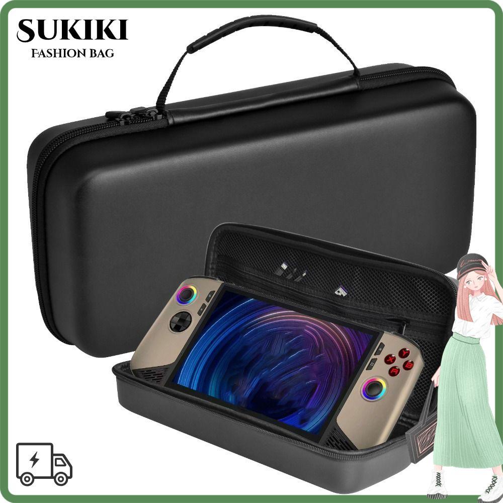 SUKIKI กระเป๋าเก็บเกมคอนโซล, EVA Hard Carrying , 8 นิ้วกันน้ําทนต่อการสึกหรอกล่องป้องกันสําหรับ MSI 