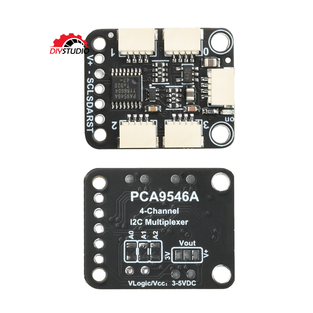 DIYSTUDIO PCA9546 4-Channel I2C Multiplexer เข้ากันได้กับอินเทอร์เฟซ Stemma Qt/Qwiic
