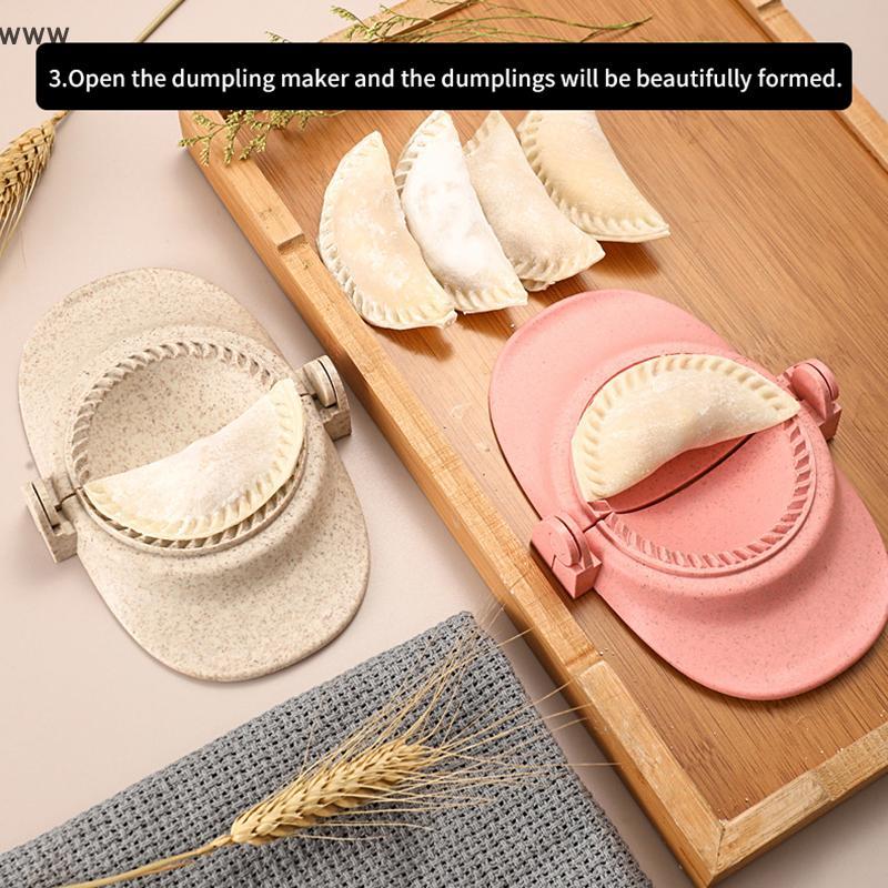 เครื่องทำเกี๊ยวปลาค็อดแม่พิมพ์เกี๊ยวที่หนีบแม่พิมพ์อบอุปกรณ์ในครัวแม่พิมพ์เกี๊ยวฟางข้าวสาลีใหม่ - รูปที่ 4