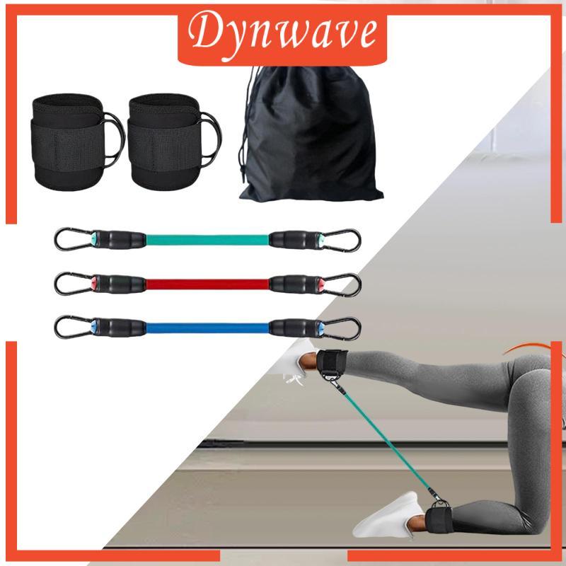 [Dynwave] ยางยืดต้านทานข้อเท้าพร้อมข้อมือ อุปกรณ์ออกกําลังกาย 10lbs, 20lbs, 30lbs,