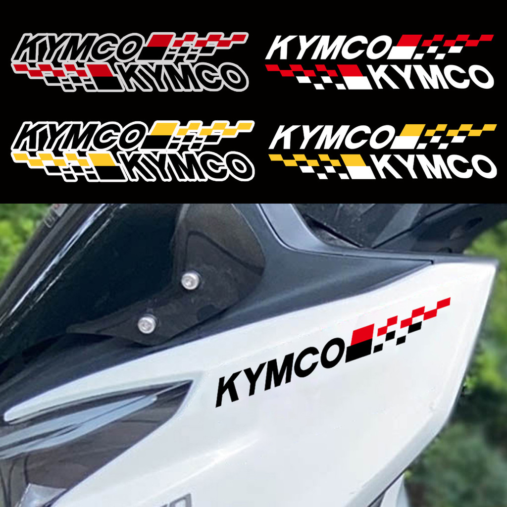 KYMCO สติ๊กเกอร์โลโก้รถจักรยานยนต์ด้านหน้า Body Windshield Decals สําหรับ KYMCO
