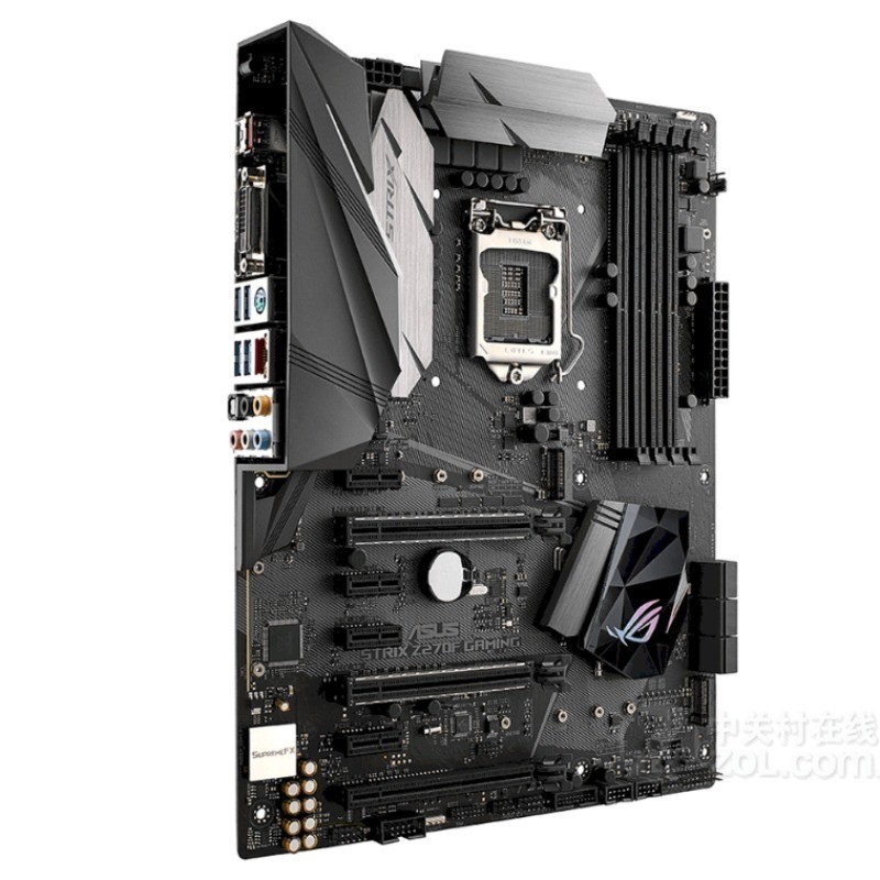 เมนบอร์ด Asus ROG STRIX Z270F Gaming สภาพใกล้เคียงใหม่ สำหรับระบบเกมและโอเวอร์คล็อก