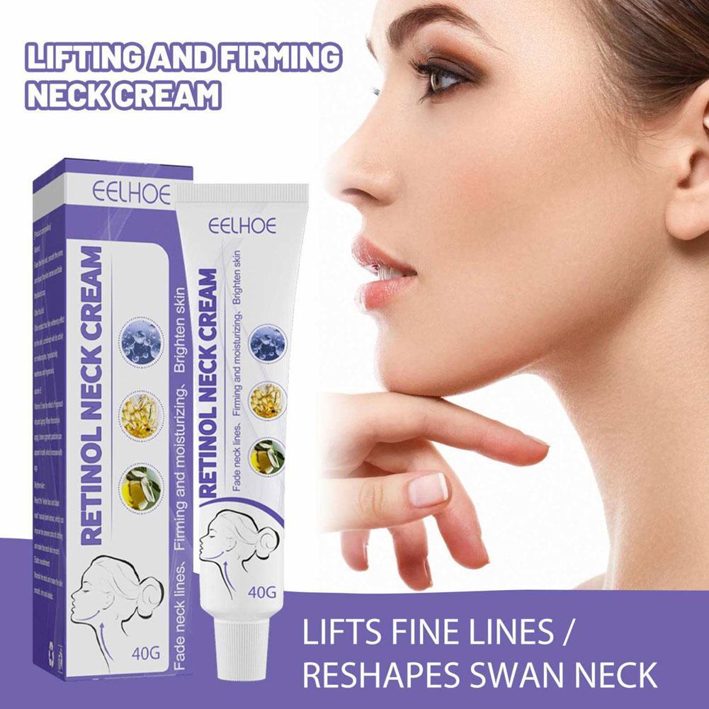 Retinol Neck Cream ครีมนวดกระชับและให้ความชุ่มชื้นสําหรับผิวเรียบเนียนกว่า Younger Neck Skin U6r8