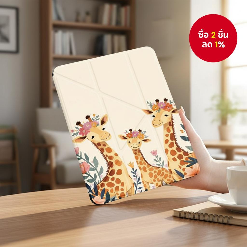 เคสอะคริลิกน้ําหนักเบาพร้อมขาตั้ง Y สําหรับ iPad Pro 12.9 รุ่น 3-6 และ iPad 9.7 2017/2018 อุปกรณ์เสร