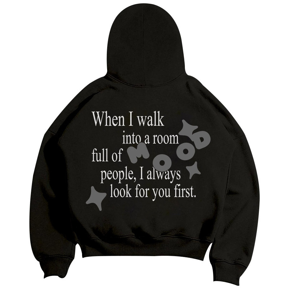 MOOD MOOD | OVERSIZE BOXY HOODIE SWEATER | PEOPLE PEOPLE PEOPLE PEOPLE