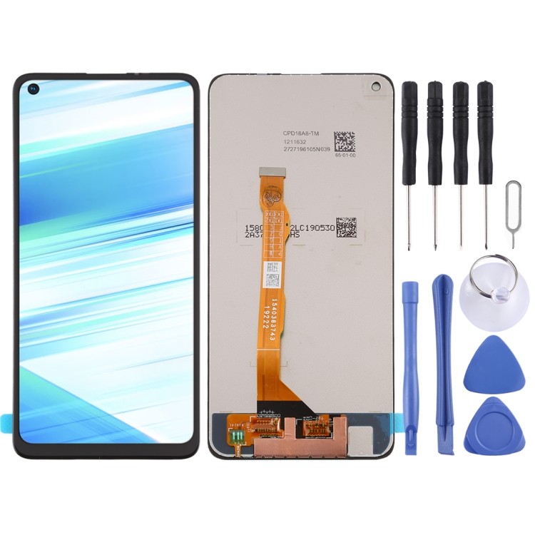 Dropshiping หน้าจอ TFT LCD สําหรับ vivo Z5x / Z1 Pro พร้อม Digitizer Full Assembly (สีดํา)