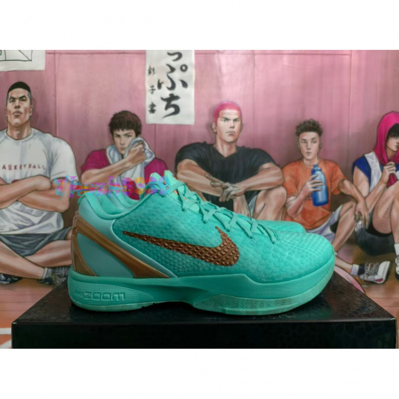 [ox Pure Original] Kobe 6 zk6 Low-Top แท้ ดั้งเดิม รองเท้ากีฬาผู้ชาย เหมาะสำหรับเล่นบาสเก็ตบอลและสวม