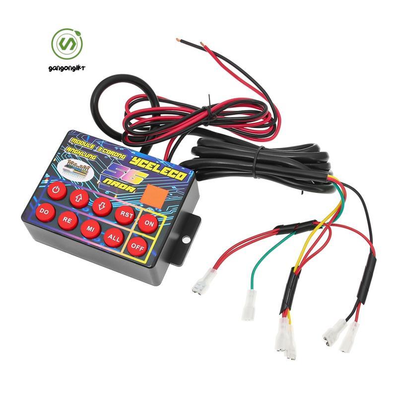 [gangong1kr]ตัวควบคุมแตรอากาศดนตรีสากล 12V พร้อมตัวเอก 56 ตัวสําหรับรถบรรทุกเรือรถยนต์