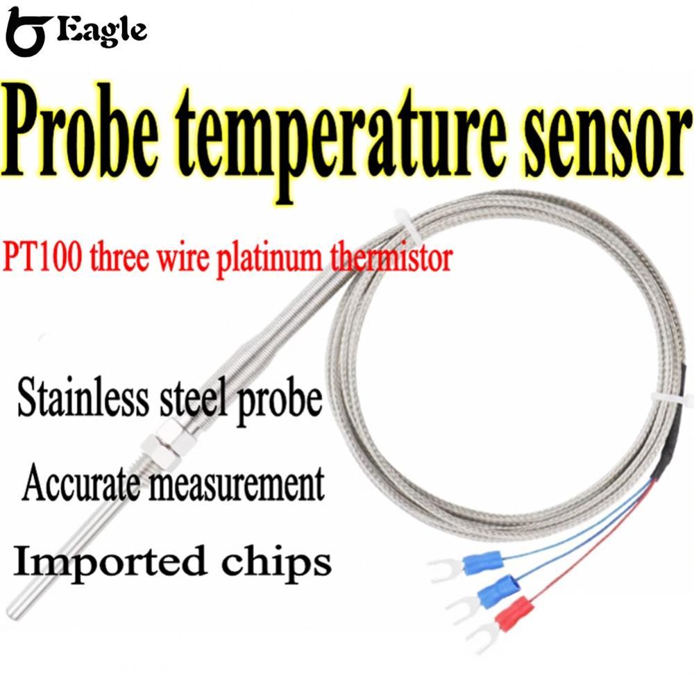PT100 RTD Temperature Sensor Probe 50mmx4m สําหรับประสิทธิภาพที่ทนทานและมีประสิทธิภาพ