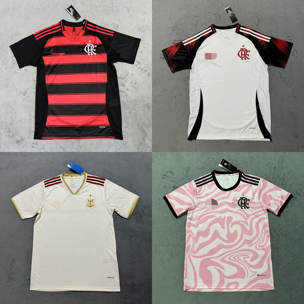 เสื้อยืดแขนสั้น Flamengo สำหรับกีฬา ไซส์ S-4XL