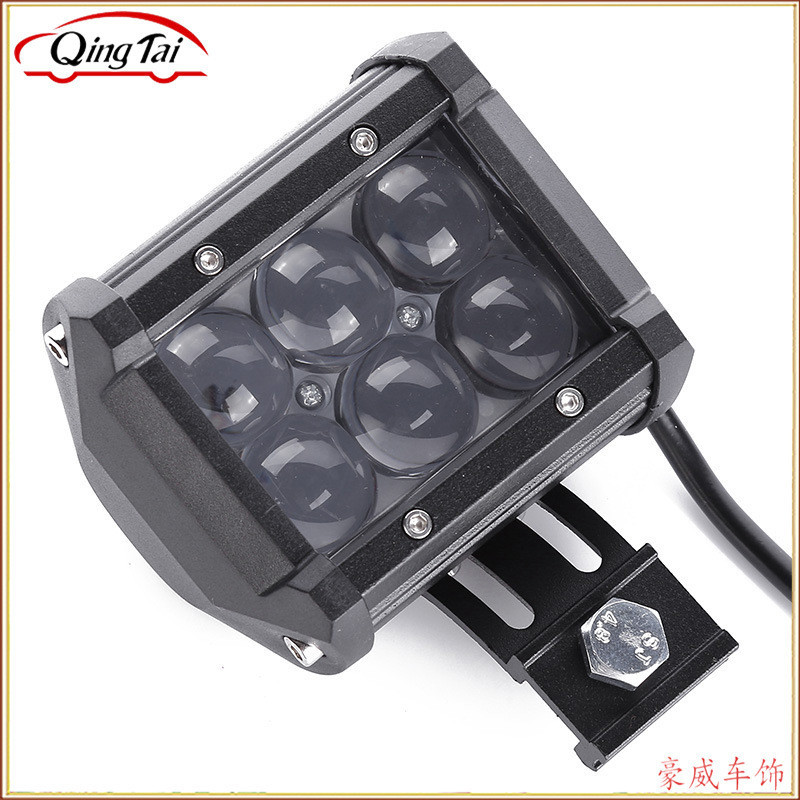 ขายร้อนรถยนต์อุปกรณ์มอเตอร์ไซค์ไฟรถยนต์ LED ไฟหน้า 18W4D เลนส์ไฟทํางานไฟหลังคาโรงงานขายตรงผลิตภัณฑ์ค